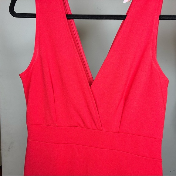 Fashion Nova Red Ruffle Dress Valentines Day dress - Picture 7 of 7